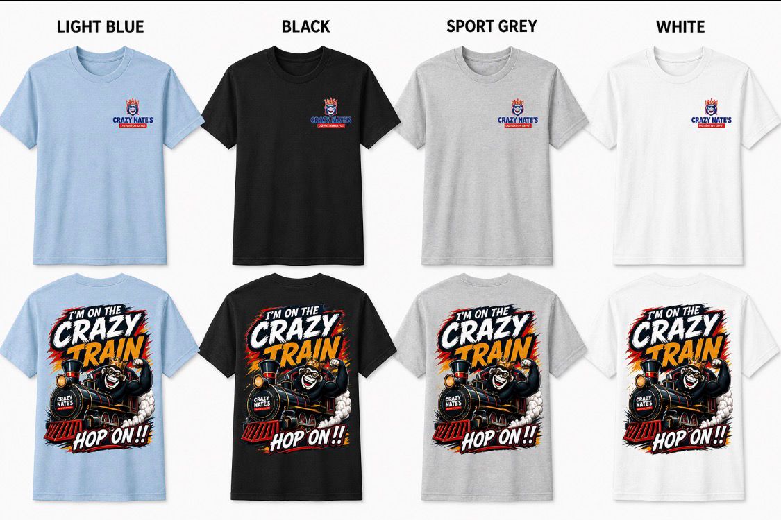 Crazy Train T-Shirt - Pre-Orders