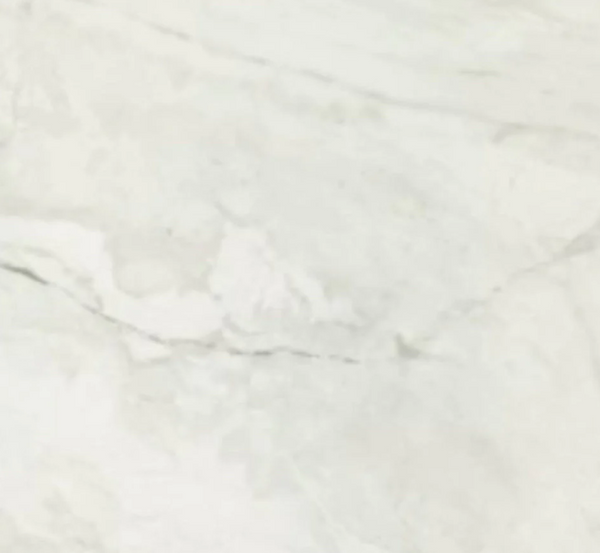 24" x 24" White Sleek Polished