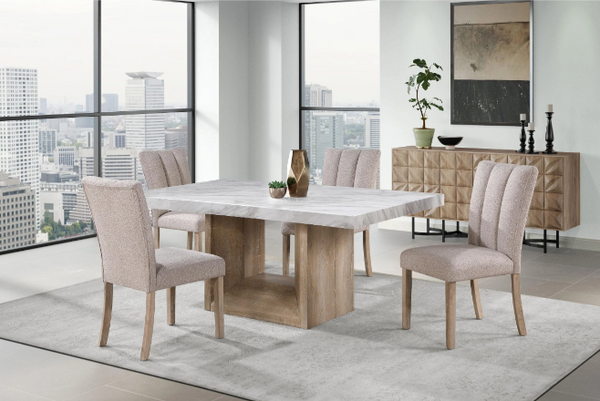 D02 Dinning Table + D8683 Dinning Chair Dinning Chair