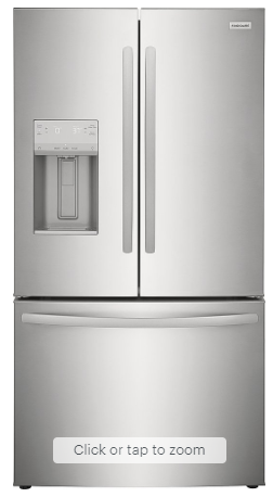 Frigidaire - 22.6 Cu. Ft. Counter-Depth French Door Refrigerator - Stainless Steel