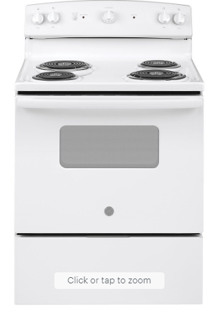 GE - 5.0 Cu. Ft. Freestanding Electric Range - White