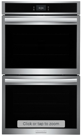 Frigidaire - Gallery 30" Double Electric Wall Oven with Total Convection - Stainless Steel