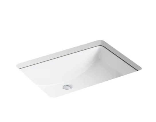 23-1/4" Undermount Bathroom Sink with Overflow