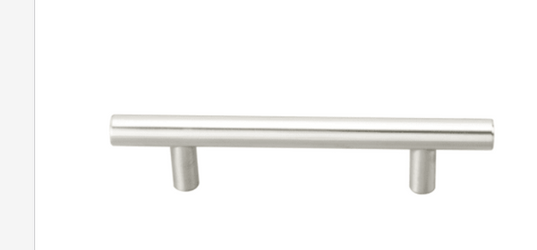 Steel t bar handle 12mm,128 208mm,BN