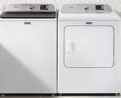 MAYTAG 4.8 CU. FT.  TOP LOAD WASHER & 7 CU. FT. VENTED GAS DRAYER